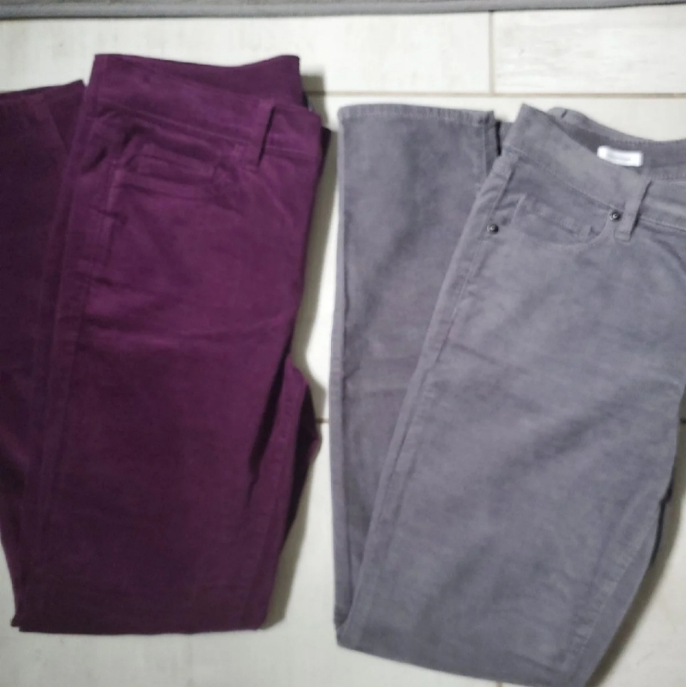 *SOLD* Ann Taylor velour skinny bundle